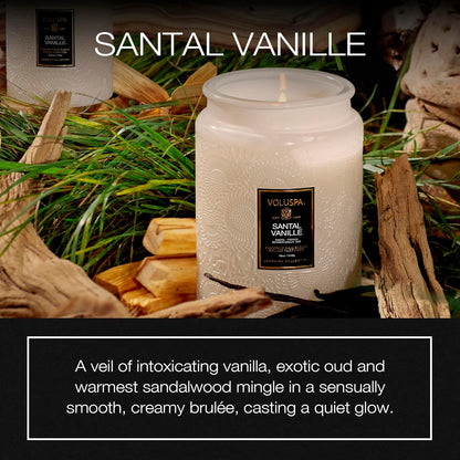 Voluspa Goji Tarocco Orange, Large Candle Jar, 18 oz, 100 Hour Burn Time, All Natural Wicks and Coconut Wax for Clean Burning, Vegan, Poured in the USA