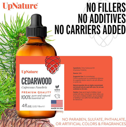 UpNature Organic Tea Tree Oil - 100% Pure Tea Tree Essential Oil