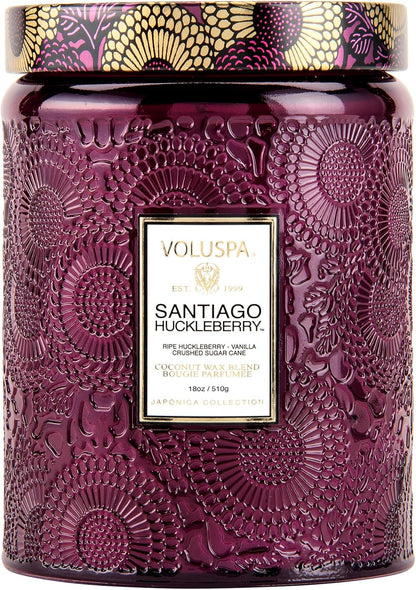 Voluspa Goji Tarocco Orange, Large Candle Jar, 18 oz, 100 Hour Burn Time, All Natural Wicks and Coconut Wax for Clean Burning, Vegan, Poured in the USA