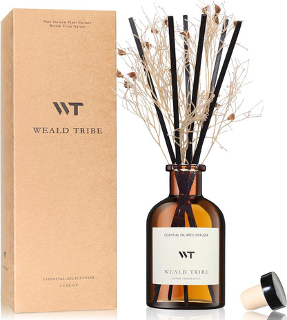 WEALD TRIBE Flower Reed Diffuser Set Eucalyptus & Lavender Scent