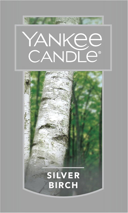 Yankee Candle | Silver Birch Scented, Classic 22oz Large Jar Single Wick Aromatherapy Candle, Over 110 Hours of Burn Time, Autumn Candle Scented for Home