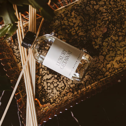 Sweet Water Decor Salt & Sea Reed Diffuser Set - Sea Salt Citrus & Musk Amber Scent Diffuser - Reed Diffusers for Home with Long Lasting Fragrance - Non-Toxic Oil Reed Diffuser - Made in the USA