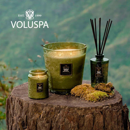 Voluspa Goji Tarocco Orange, Large Candle Jar, 18 oz, 100 Hour Burn Time, All Natural Wicks and Coconut Wax for Clean Burning, Vegan, Poured in the USA
