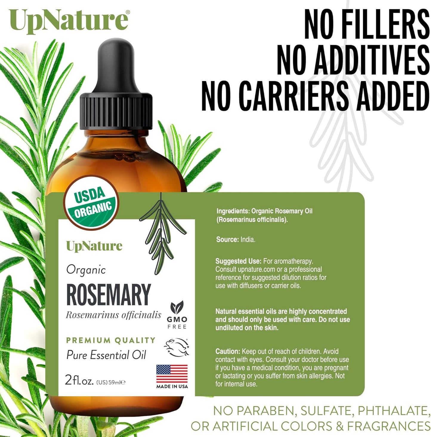 UpNature Organic Tea Tree Oil - 100% Pure Tea Tree Essential Oil