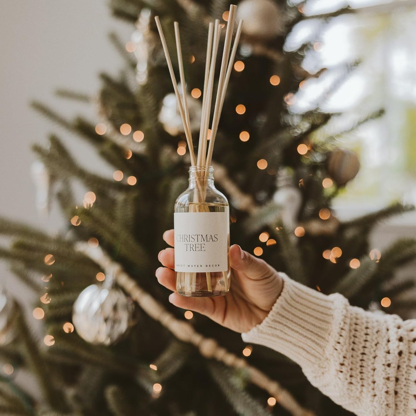 Sweet Water Decor Salt & Sea Reed Diffuser Set - Sea Salt Citrus & Musk Amber Scent Diffuser - Reed Diffusers for Home with Long Lasting Fragrance - Non-Toxic Oil Reed Diffuser - Made in the USA