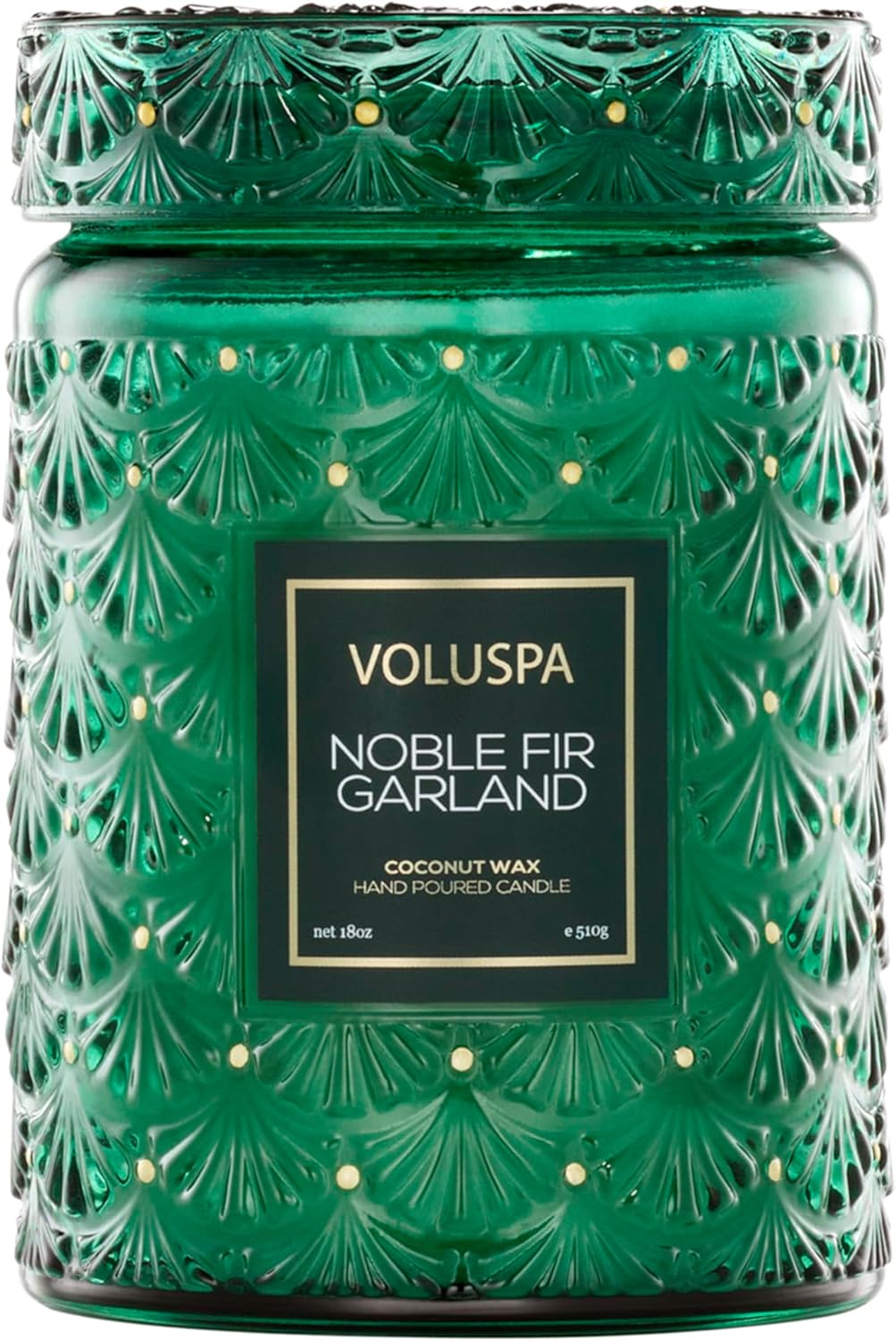 Voluspa Goji Tarocco Orange, Large Candle Jar, 18 oz, 100 Hour Burn Time, All Natural Wicks and Coconut Wax for Clean Burning, Vegan, Poured in the USA