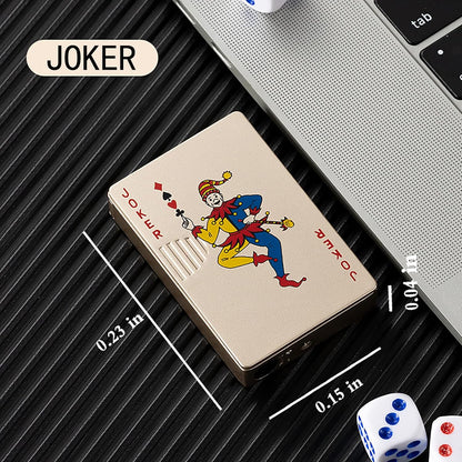 Jet Torch Lighter, Green Flame Ace Card Lighter, Refillable Butane Lighter, Ace of Spades Cool Lighter Windproof Poker Design, Gift for Men/Women