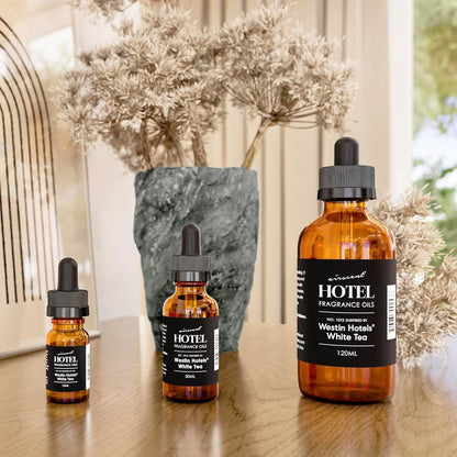 Hotel Diffuser Oil Inspired by Westin White Tea - No. 1012 - AirScent Essential Oil Blend - Fragrance Oil Dropper Bottle for Aromatherapy Diﬀusers and Humidifiers - Hotel Scents