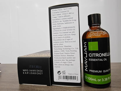 MAYJAM Essential Oil for Diffusers, Essential Oil with Premium Glass Dropper