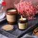 Sandalwood Scented Wax Candle - Smokeless Aromatic Soybean Candle