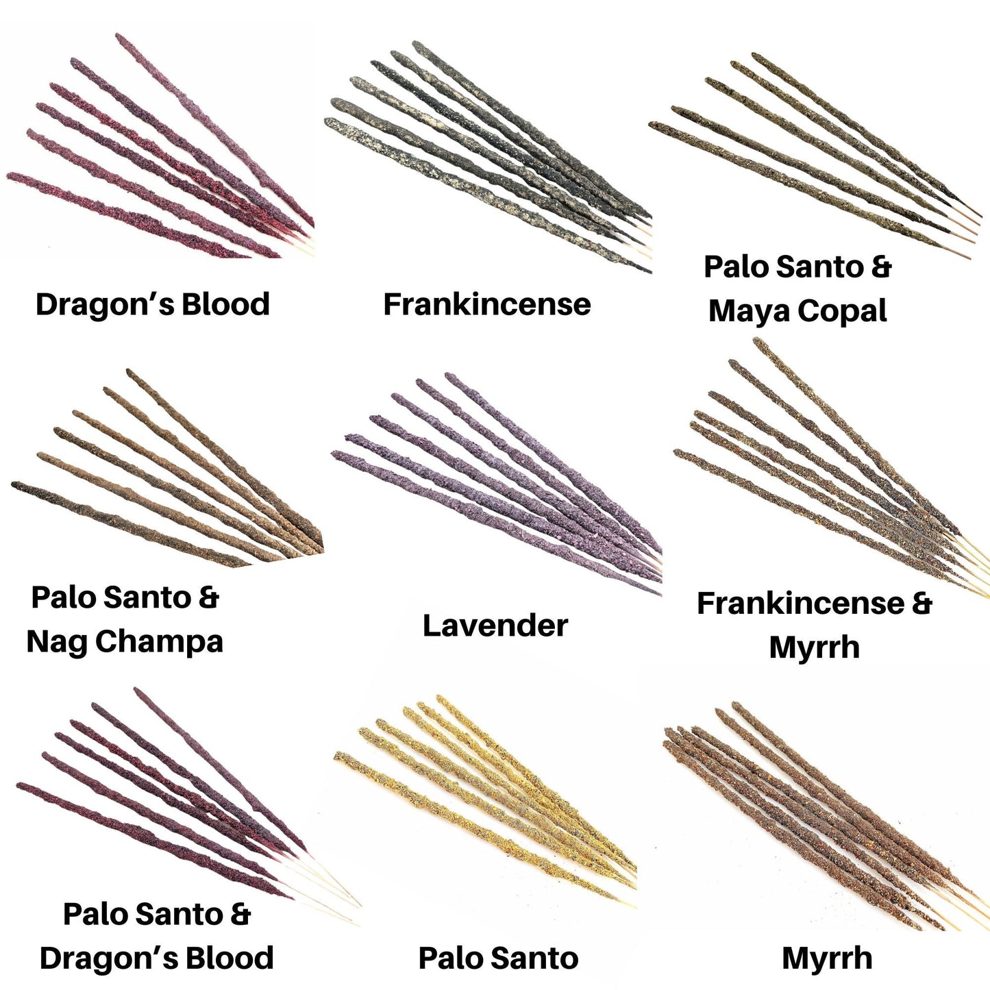 Handmade Incense Sticks (6) - Multiple Scents to Choose From! - Herbal Stick Incense - Smoke Cleansing - Aromatherapy - Meditation Incense